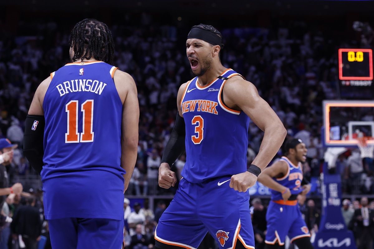 Josh Hart (Knicks) contre les Pistons au Game 6