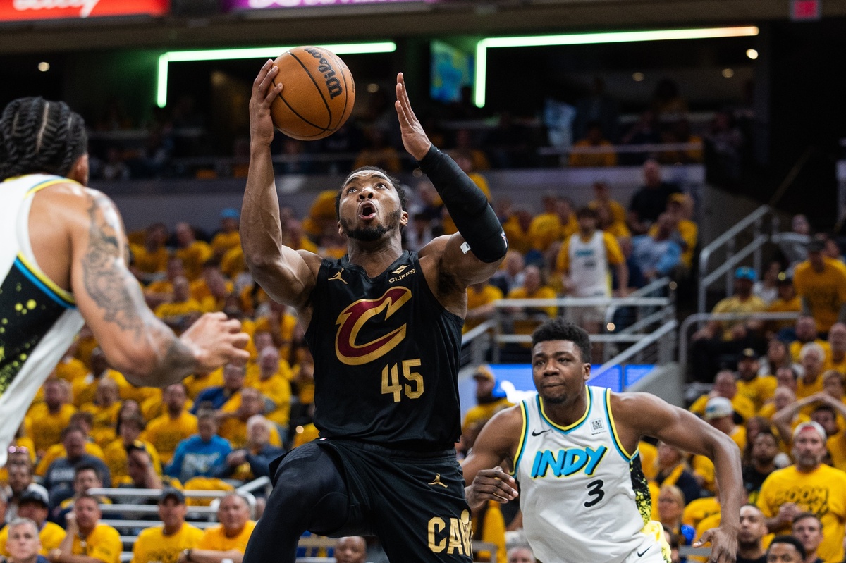 Donovan Mitchell avec les Cavaliers