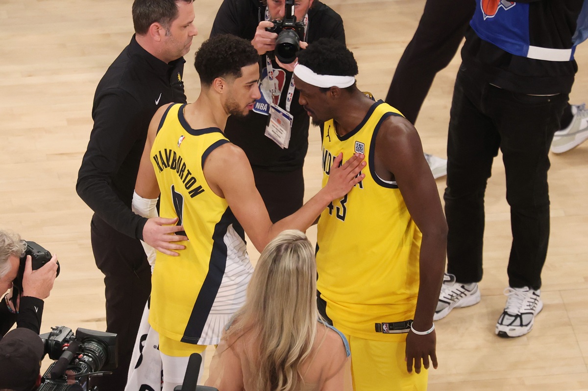 Tyrese Haliburton et Pascal Siakam