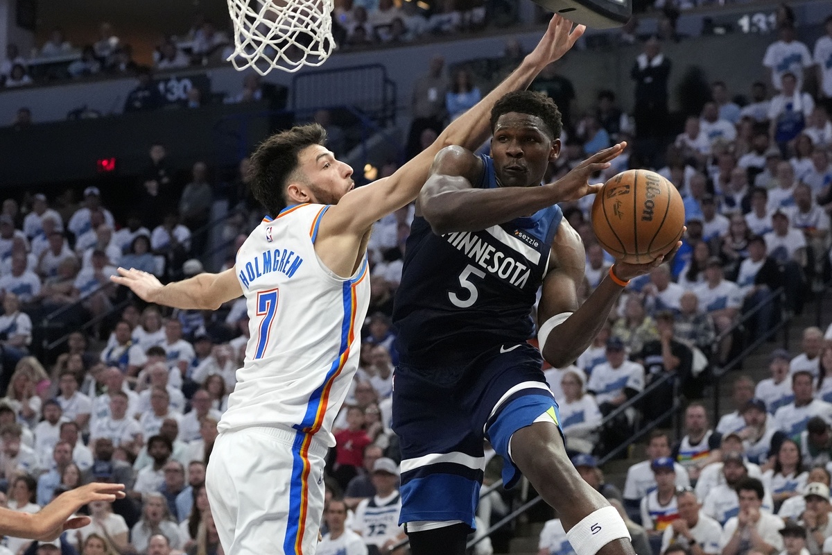 Chet Holmgren face aux Wolves