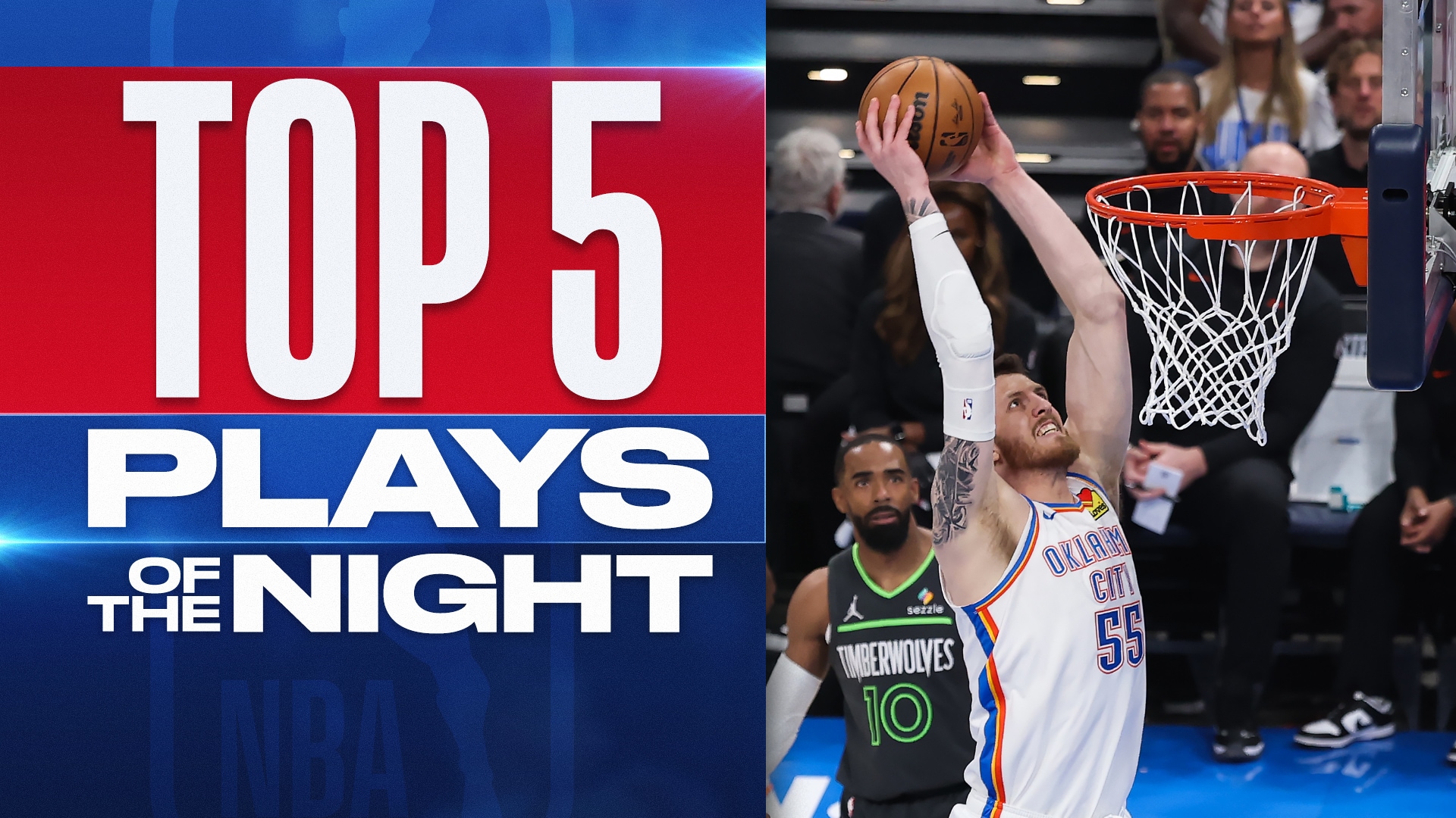 Le Top 5 de la nuit