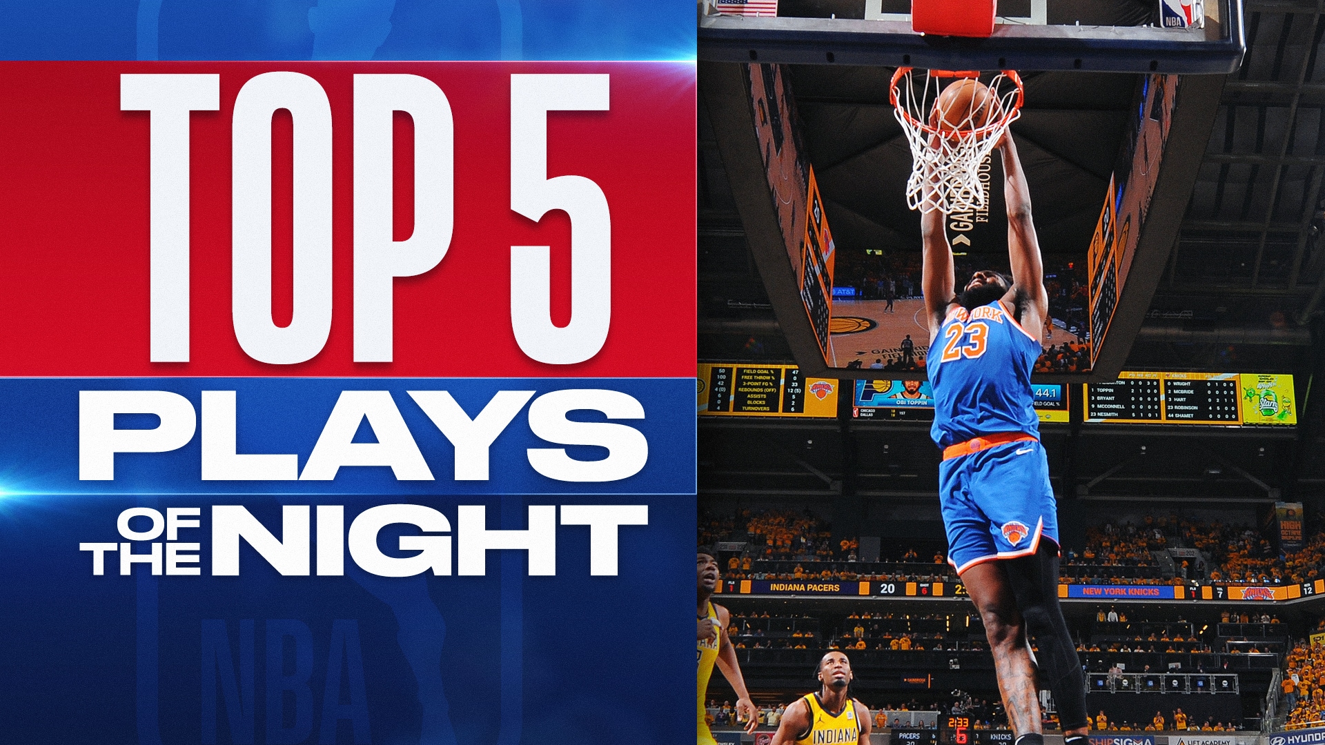 Le Top 5 de la nuit