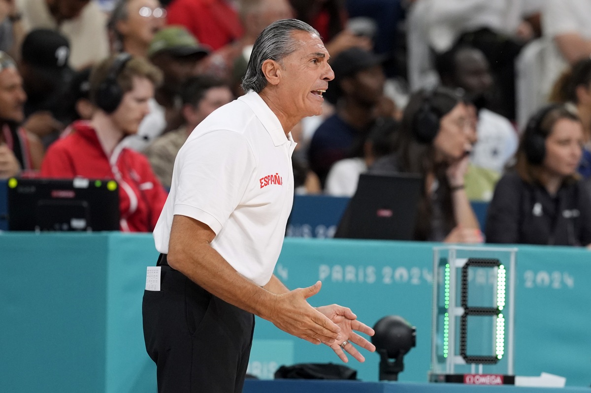 Sergio Scariolo, ici avec l'Espagne lors des JO 2024, ne devrait pas rejoindre le Heat