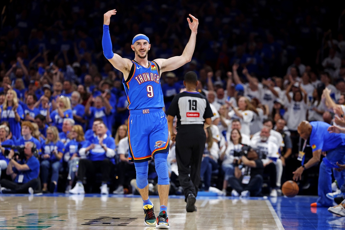 Alex Caruso avec le Thunder